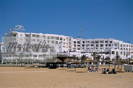 The beach, Yasmine Hammamet, Tunisia, North Africa, Africa