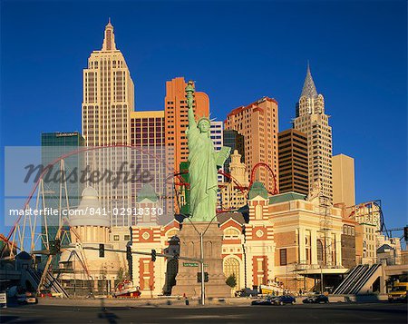 New York New York Hotel à Las Vegas, Nevada, États-Unis d'Amérique, l'Amérique du Nord