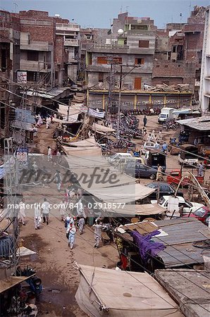 Le quartier de la vieille ville de Lahore, Punjab, Pakistan, Asie