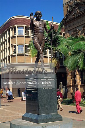 Gandhi, Statue of Hope, Pietermaritzburg, Natal, South Africa, Africa