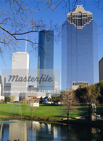 Skyscrapers, Houston, Texas, United States of America, North America