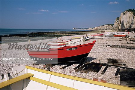 Yport, Seine-Mme, Basse-Normandie (Normandie), Frankreich, Europa