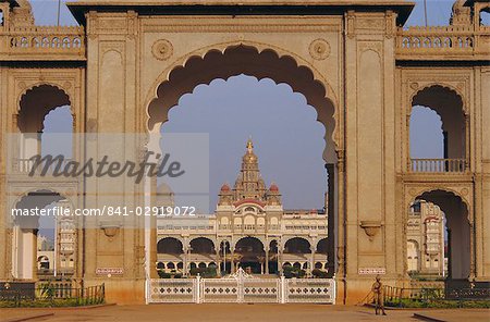 Palace, Mysore, Etat de Karnataka, Inde de Maharaja