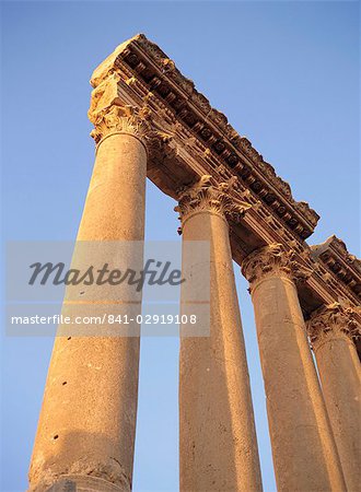 Le Temple de Jupiter, Baalbek, vallée de la Bekaa, Liban