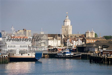 Vieux quartier du port, Portsmouth, Hampshire, Angleterre, Royaume-Uni, Europe