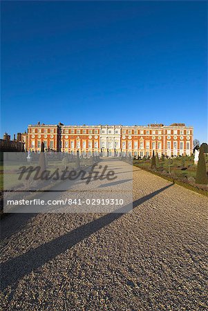 Jardin privé, Hampton Court, Grand Londres, Surrey, Angleterre, Royaume-Uni, Europe