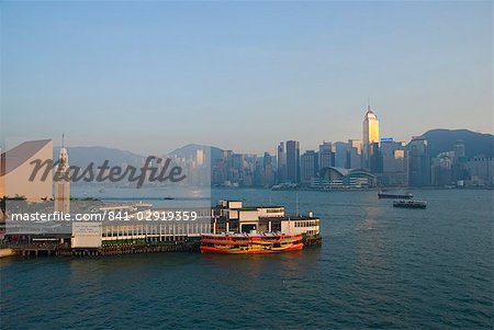 Star ferry pier, Kowloon, Hong Kong, Chine, Asie
