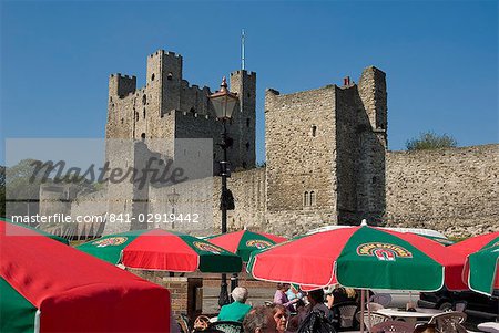 Château de Rochester, Rochester, Kent, Angleterre, Royaume-Uni, Europe