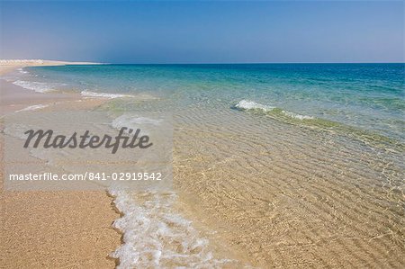 Ondulations sur la plage, Sealine Beach Resort, Qatar, Moyen-Orient