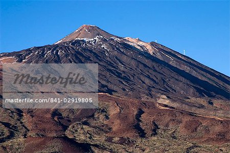 Mount Teide (Pico del Teide), Parque Nacional de Las Canadas del Teide (Teide-Nationalpark), Teneriffa, Kanarische Inseln, Spanien, Europa