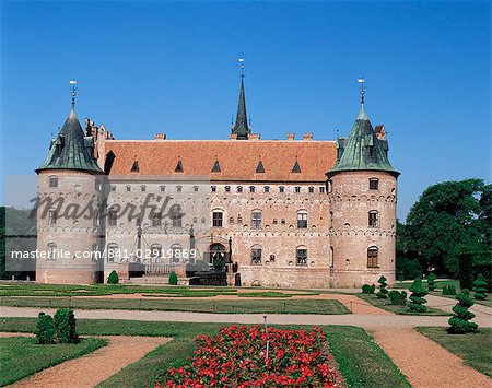 Egeskov castle, Denmark, Scandinavia, Europe