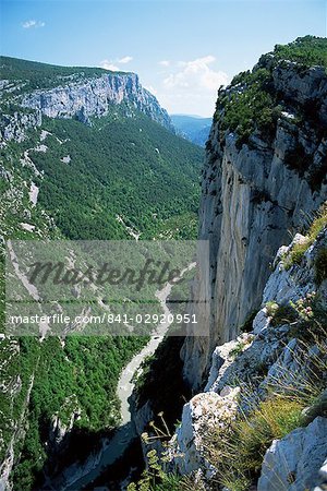 River Verdon in the Grand Canyon of the Verdon, Alpes-de-Haute-Provence, Provence, France, Europe