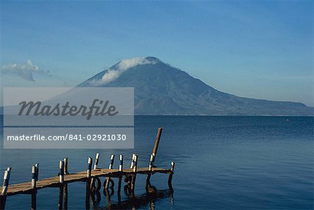 Vulkan, Lake Atitlan, Atitlan, Guatemala, Zentralamerika