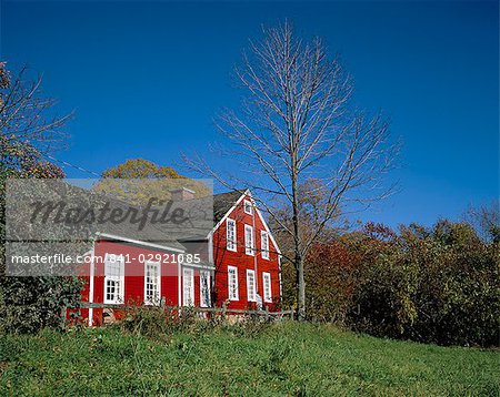 Chalet du roman de Nathaniel Hawthorne à Tanglewood, où il a écrit The House Seven Gables, Lenox, Massachusetts, New England, États-Unis d'Amérique, l'Amérique du Nord
