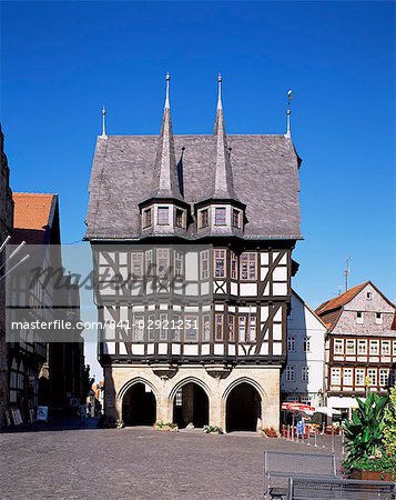 Townhall and Market Square, Alsfeld, Hesse, Germany, Europe