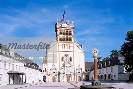 Abbaye église Saint-Matthias, Trèves, Rhénanie-Palatinat, Allemagne, Europe