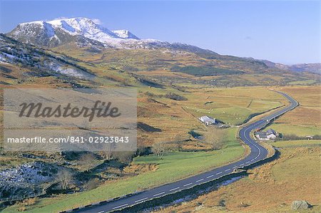 Die Dinas Mawddwy Dolgellau Road, Snowdonia-Nationalpark, Gwynedd, Wales, Vereinigtes Königreich, Europa