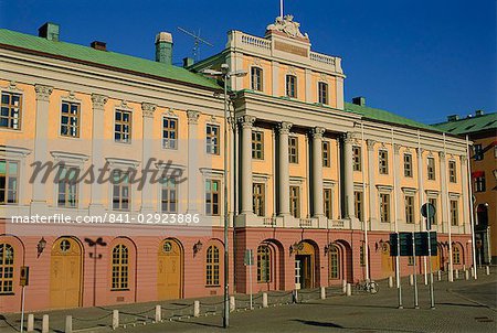 Government building in Gustav Adolfs Square in the Norrmalm District of Stockholm, Sweden, Scandinavia, Europe