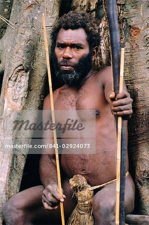 Tanna man, Tanna Island, Vanuatu, Melanesia, Pacific Islands