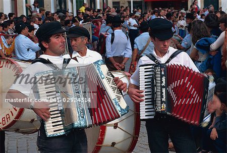 Accordions, New Fairs parade, Ponte de Lima, Minho, Portugal, Europe
