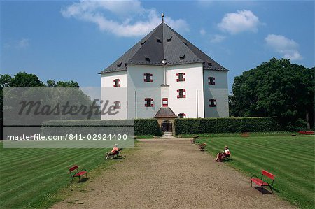 Château et parc, périphérie de Prague, République tchèque, Europe