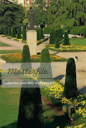 Paseo Parterra, parc du Retiro, Madrid, Espagne, Europe