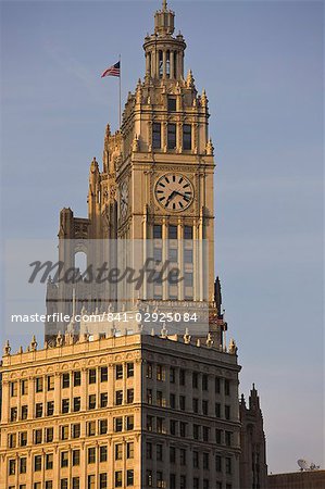 The Wrigley Building on North Michigan Avenue, Chicago Illinois, United States of America, North America The Wrigley Building on North Michigan Avenue, Chicago Illinois, United States of America, North America