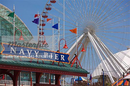 Navy Pier Ferris Wheel, Chicago Illinois, États-Unis d'Amérique, l'Amérique du Nord