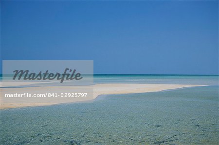 Tropische seelandschaft, Harbour Island, Bahamas, Karibik, Mittelamerika