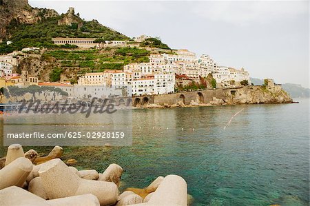 Ville en bord de mer, Marina Grande, Costiera Amalfitana, Amalfi, Salerne, en Campanie, Italie