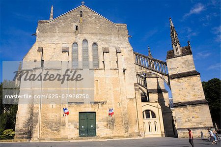 Vue d'angle faible d'un hôtel, hôtel De Ville, Bordeaux, Aquitaine, France