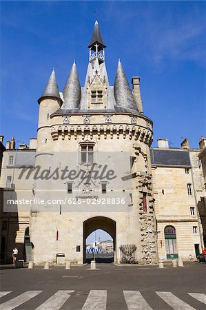 Low angle view of a building, Cailhau Gate, Vieux Bordeaux, Bordeaux, France