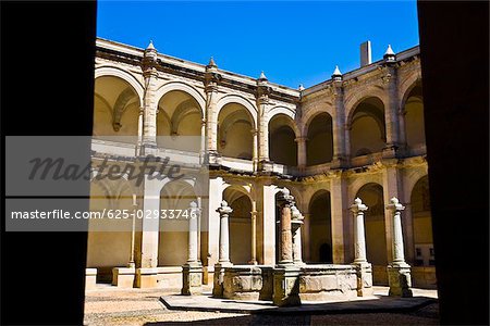 Arcades of an art museum, Santo Domingo, Oaxaca, Oaxaca State, Mexico