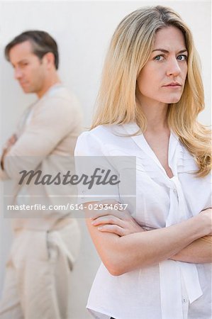 Couple having relationship difficulties