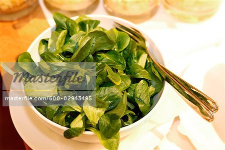 Close-up of Salad in Restaurant