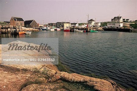 L'Amérique du Nord de Peggy Cove, Nouvelle-Écosse, Canada,