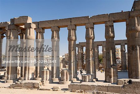 Luxor-Tempel, Luxor, Theben, UNESCO World Heritage Site, Ägypten, Nordafrika, Afrika