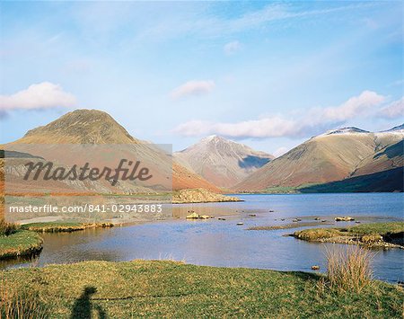 Wastwater Wasdale Head et grand pignon, Parc National de Lake District, Cumbria, Angleterre, Royaume-Uni, Europe