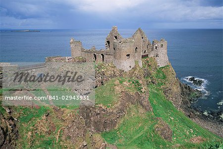 Dunluce Castle, County Antrim, Ulster, Nordirland, Vereinigtes Königreich, Europa