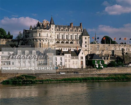 Chateau at Amboise, UNESCO World Heritage Site, Indre-et-Loire, Loire Valley, Centre, France, Europe