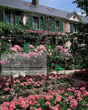 House and garden of Claude Monet, Giverny, Haute-Normandie (Normandy), France, Europe