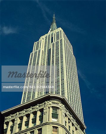 L'Empire State Building, Manhattan, New York City, États-Unis d'Amérique, North America