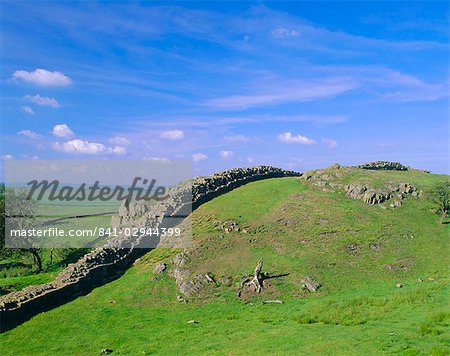 Hadrians Wall, Northumberland, England Hadrians Wall, Northumberland, England