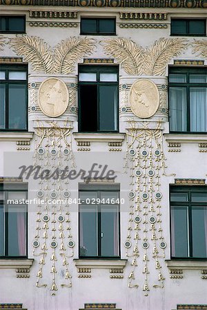 Otto Wagner Häuser, Wienziele Street, Wien, Österreich, Europa