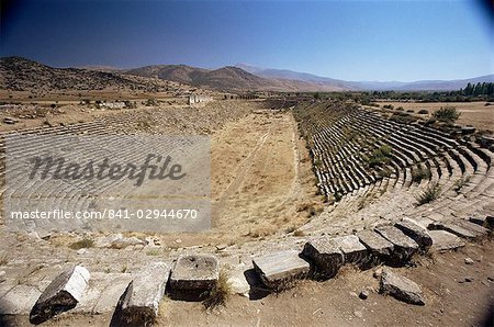 Roman stadium, Aphrodisias, Anatolia, Turkey, Asia Minor, Eurasia