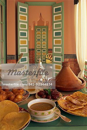 Essen, Hotel La Mamounia, Marrakech, Marokko, Nordafrika, Afrika