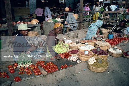 Markt-Szene, Fort Dauphin, Madagaskar, Afrika