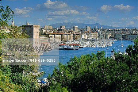 Vieux Port, Marseille, Bouches du Rhône, Provence, France