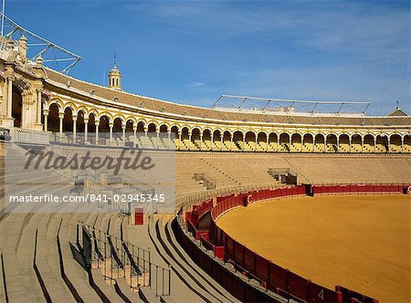 The Bullring in the city of Seville, Andalucia, Spain, Europe