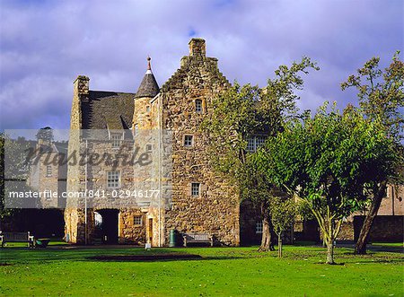 Mary Queen of House écossais (maintenant un Centre d'accueil), Jedburgh, Scottish Borders, Ecosse